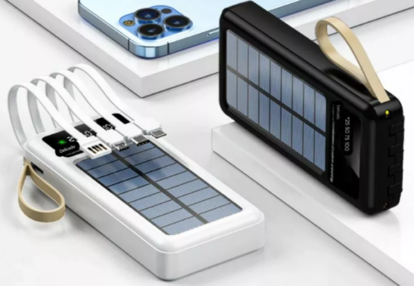 Carregador Portátil Power Bank Solar